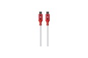 USB - SKross Link Cable 150cm 100W USB-C to USB-C Braided cable - White - 21405