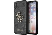 Mobil - Deksel og etui - GUESS 4G Big Metal Logo iPhone X/XS Case - Gray - 3666339118914