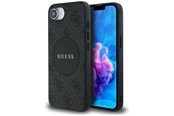 Mobil - Deksel og etui - GUESS 4G Circle Classic Logo MagSafe case for iPhone 16e - black - 3666339454036