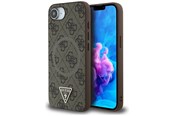 Mobil - Deksel og etui - GUESS 4G Ring Triangle Logo MagSafe iPhone 16e Case - Brown - 3666339453428