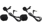 Mikrofon - Hollyland Omnidirectional Lavalier Microphone for Lark Max 2 (Black 2-Pack) - HL OMNI BLACK 2-PACK