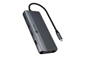 Dokkingstasjon - ICY BOX IB-DK4062-CPD - docking station - USB-C 3.2 Gen 1 - 2 x HDMI VGA - 1GbE - IB-DK4062-CPD