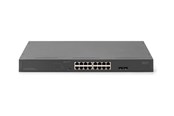 Switch/splitter - DIGITUS - switch - 19" 2 Uplink ports - 16 ports - unmanaged - DN-95347-2