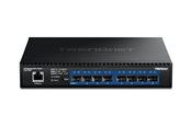 Switch/splitter - TRENDnet TL2-F7080 - Version V1 - switch - Layer 2 - 8 ports - Managed - rack-mountable - TAA Compliant - TL2-F7080
