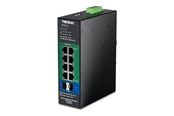 Switch/splitter - TRENDnet TI-PG103I - Version V1 - switch - industrial L2 24-57V - 10 ports - Managed - TAA Compliant - TI-PG103I