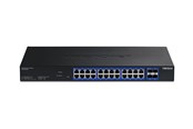 Switch/splitter - TRENDnet TEG-3284WS - Version v1.0R - switch - multi-gigabit web - 28 ports - smart - rack-mountable - TAA Compliant - TEG-3284WS