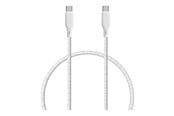 USB - ESSENTIALS by UPSTRÖM 100W USB-C to USB-C Cable 1.2m - White - CC120-100W-E