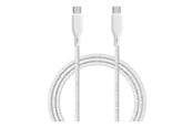USB - ESSENTIALS by UPSTRÖM 100W USB-C to USB-C Cable 2.5m - White - CC250-100W-E