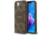 Mobil - Deksel og etui - GUESS 4G Circle Classic Logo MagSafe case for iPhone 16e - brown - 3666339454043