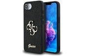 Mobil - Deksel og etui - GUESS Fixed Glitter Big 4G case for iPhone 16e - black - 3666339453435