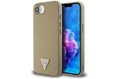 Mobil - Deksel og etui - GUESS Grained Triangle MagSafe case for iPhone 16e - brown - 3666339453404