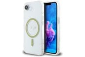 Mobil - Deksel og etui - GUESS IML Glitter Circle MagSafe iPhone 16e Case - Clear - 3666339454838