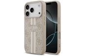 Mobil - Deksel og etui - GUESS 4G Printed Stripes MagSafe Case for iPhone 17 Pro - Pink - 3666339491468