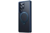 Mobil - Deksel og etui - Torras Ostand Spin Cover S25 Ultra - Dark Blue - X00FX2284