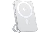 Nødlader - Torras Ostand 5K Powerbank with kickstand and wireless charging - White - 5000 mAh - X00PB2001