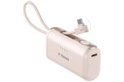 Nødlader - Torras PocketVolt 5K powerbank with built-in USB-C Cable - 22.5W PD - Gold - 5000 mAh - X00PB14001