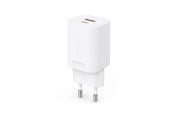 Mobil - Adaptere og ladere - ESSENTIALS by UPSTRÖM 45W Dual Port GaN Charger - USB-C & USB-A | 2 Ports - White - GC451-E