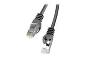 Nettverkskabel - Lanberg patch cable - 2 m - black RAL 9004 - Svart - PCF6-10CC-0200-BK