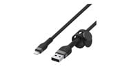 USB - Belkin BoostCharge Lightning cable - 3 m - CAA010BT3MBK