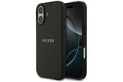 Mobil - Deksel og etui - GUESS Grained Ring MagSafe case for iPhone 17 - black - 3666339490881