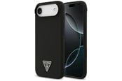 Mobil - Deksel og etui - GUESS Silicone Triangle Logo MagSafe Case for iPhone Air - Black - 3666339517120