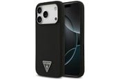 Mobil - Deksel og etui - GUESS Silicone Triangle Logo MagSafe Case for iPhone 17 Pro Max - Black - 3666339517144