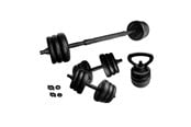 Sport & Fitness - ASG Vægtsæt 30 kg. Black/Black - ASG4518BLACKONE SIZE