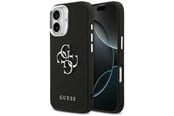 Mobil - Deksel og etui - GUESS Grained Big 4G Classic Logo case for iPhone 17 - black - 3666339518073