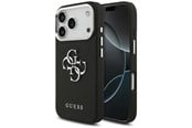 Mobil - Deksel og etui - GUESS Grained Big 4G Classic Logo case for iPhone 17 Pro - black - 3666339518097