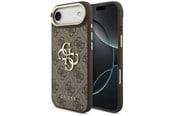 Mobil - Deksel og etui - GUESS 4G Big 4G Classic Logo Case for iPhone Air - Brown and Gold - 3666339521929