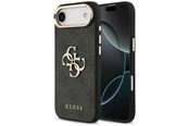 Mobil - Deksel og etui - GUESS 4G Big 4G Classic Logo Case for iPhone Air - Black and Gold - 3666339521608