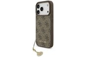 Mobil - Deksel og etui - GUESS 4G Charms Collection MagSafe case for iPhone 17 Pro - brown - 3666339525637