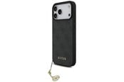 Mobil - Deksel og etui - GUESS 4G Charms Collection MagSafe case for iPhone 17 Pro Max - black - 3666339525491