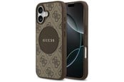 Mobil - Deksel og etui - GUESS 4G Circle Classic Logo MagSafe case for iPhone 17 - brown - 3666339490003