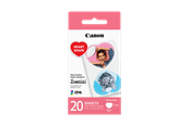Papir, Fotopapir & Etiketter - Canon Zink Heart paper - 20 sheets - 7766C002