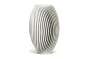Dekorasjon - Simiu - LAMEL vase - 18 cm - Lysegrå - 5714255019322