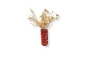 Dekorasjon - Simiu - CLAYLA Lamel vase - Terracotta - 20 cm - 5714255019766