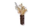 Dekorasjon - Simiu - CLAYLA Lamel vase - mokka - 20 cm - 5714255019780