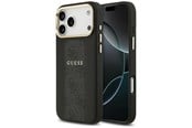 Mobil - Deksel og etui - GUESS 4G Stripe MagSafe case for iPhone 17 Pro Max - black - 3666339520342