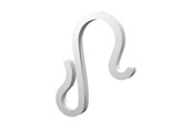 Smarthus - Light Solutions Lyslenke Clips – Takrennekrok til julelys og lyslenker - 20mm - Hvit - 20 stk - 5714255018868