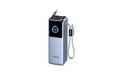 Nødlader - UGREEN Nexode Power Bank 200W - 4 Ports - Built-in Retractable Cable - Space Gray - 25000 mAh - 75702B