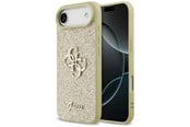 Mobil - Deksel og etui - GUESS Fixed Glitter Big 4G case for iPhone Air - gold - 3666339492182