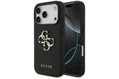 Mobil - Deksel og etui - GUESS Grained Big 4G & Classic Logo case for iPhone 17 Pro - black - 3666339524890