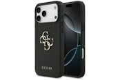 Mobil - Deksel og etui - GUESS Grained Big 4G & Classic Logo case for iPhone 17 Pro Max - black - 3666339524906