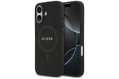 Mobil - Deksel og etui - GUESS Saffiano Classic Logo MagSafe case for iPhone 17 - black - 3666339492373