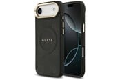 Mobil - Deksel og etui - GUESS Peony Hot Stamp MagSafe Case for iPhone Air - Black - 3666339519681