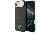 Mobil - Deksel og etui - GUESS 4G Triangle Logo MagSafe case for iPhone Air - black and gold - 3666339520960