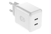 Mobil - Adaptere og ladere - UPSTRÖM CIRKULÄR 35W Dual USB-C GaN Charger - GC350