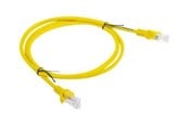 Nettverkskabel - Lanberg patch cable - 1 m - yellow RAL 1028 - Gul - PCU6-10CC-0100-Y