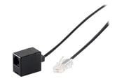 Nettverkskabel - SCONN S-Impuls network coupler - 3 m - black - Svart - 3m - 70223-8/8